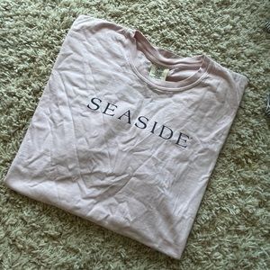 light pink seaside tee